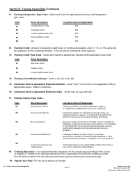 OPM Form SF-182 Authorization, Agreement and Certification of Training, Page 13