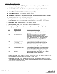 OPM Form SF-182 Authorization, Agreement and Certification of Training, Page 9