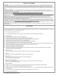DD Form 2606 Department of Defense Child Development Program Request for Care Record, Page 2