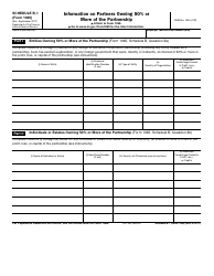 IRS Form 1065 Schedule B-1 Download Fillable PDF or Fill Online