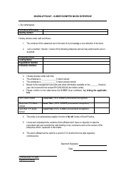 Document preview: B-BBEE Exempted Micro Enterprise Sworn Affidavit Form
