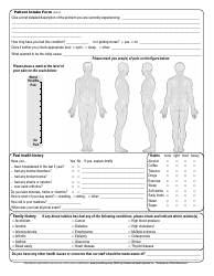 Arctic Chiropractic Patient Intake Form, Page 2