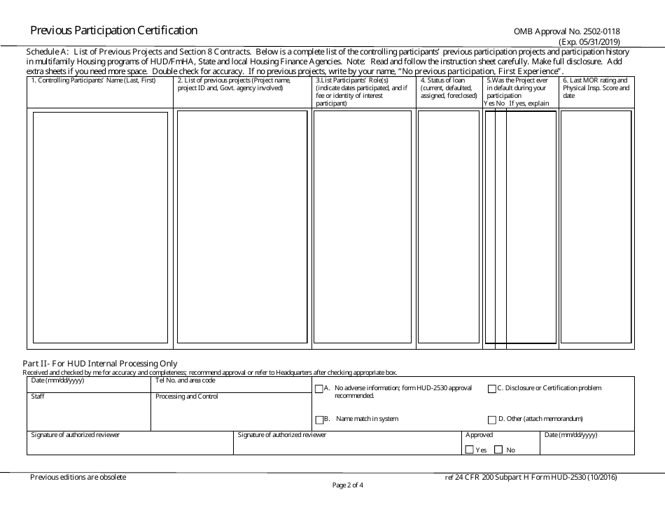 Form 2530 Fill Out Sign Online And Download Fillable Pdf Templateroller 3445