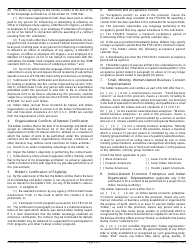 Form HUD-5369-A Representations, Certifications, and Other Statements of Bidders - Public and Indian Housing Programs, Page 3