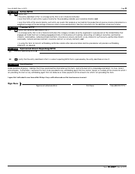 IRS Form W-8IMY Certificate of Foreign Intermediary, Foreign Flow-Through Entity, or Certain U.S. Branches for United States Tax Withholding and Reporting, Page 8