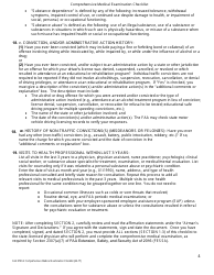 FAA Form FAA8700-2 Comprehensive Medical Examination Checklist, Page 4