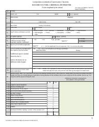 FAA Form FAA 8700 2 Download Fillable PDF Comprehensive Medical Examination Checklist 