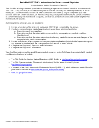 FAA Form FAA8700-2 Comprehensive Medical Examination Checklist, Page 7