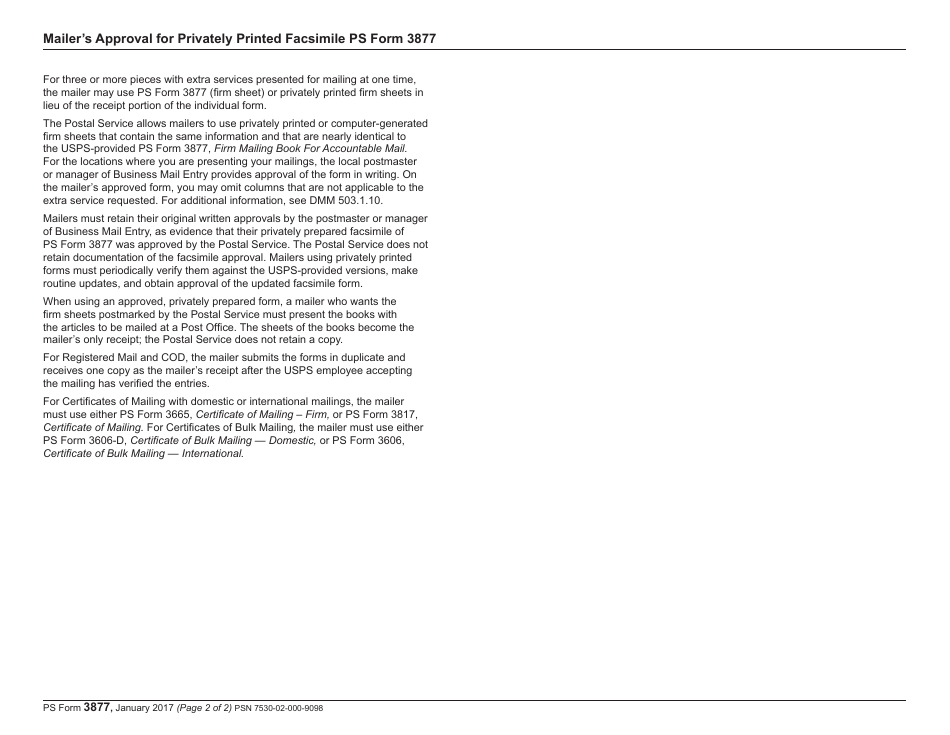 PS Form 3877 Firm Mailing Book for Accountable Mail, Page 4