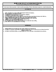 ANG Form 105S Individual Inactive Duty Authorization/Certification, Page 2