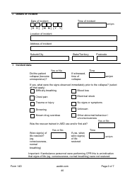 Post Incident Form - Aeddr, Page 2