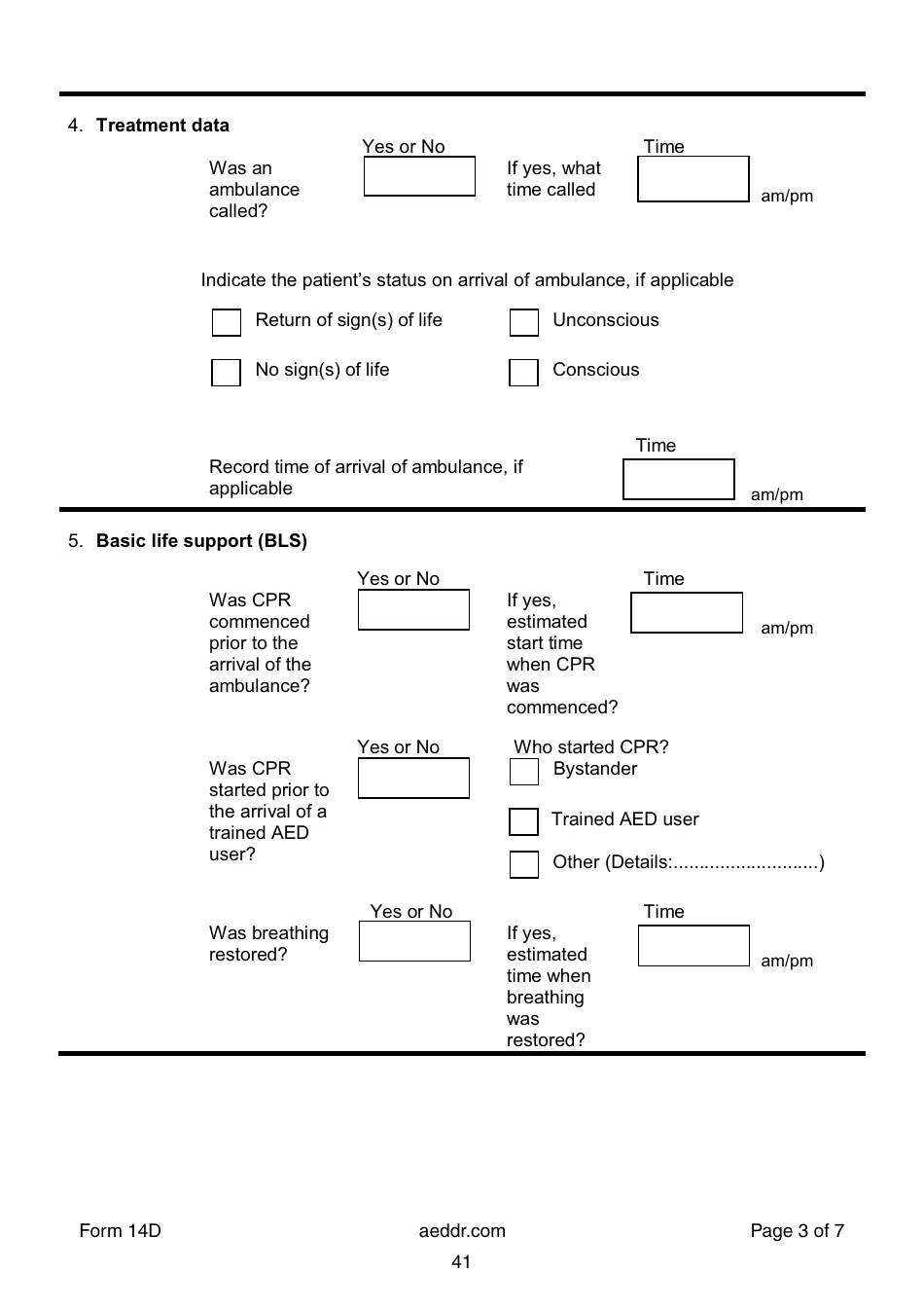 Post Incident Form - Aeddr, Page 3