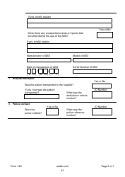 Post Incident Form - Aeddr, Page 5