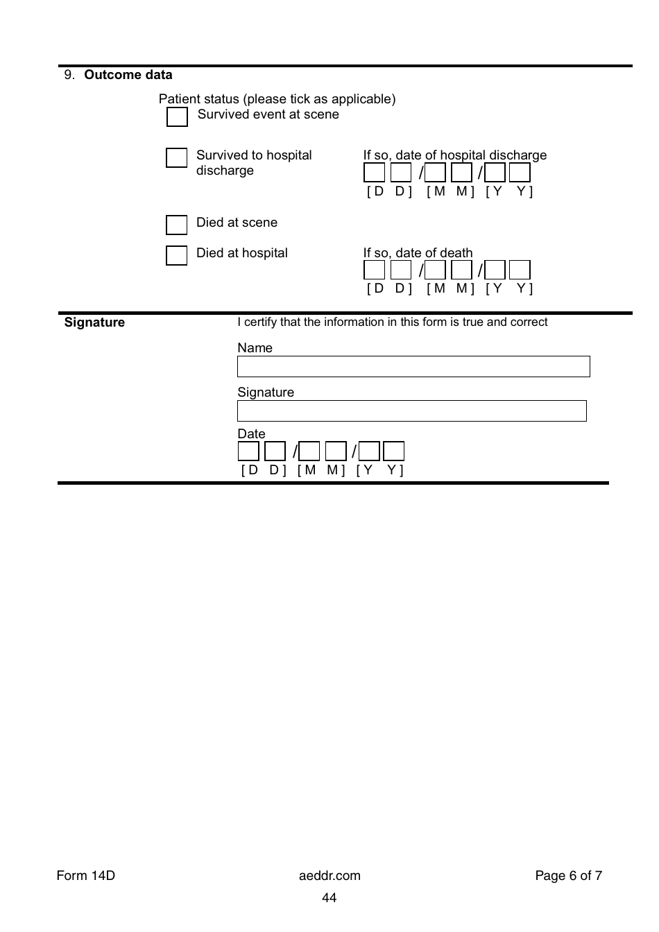 Post Incident Form Aeddr Fill Out Sign Online And Download PDF post-incident-form-aeddr-fill-out-sign-online-and-download-pdf