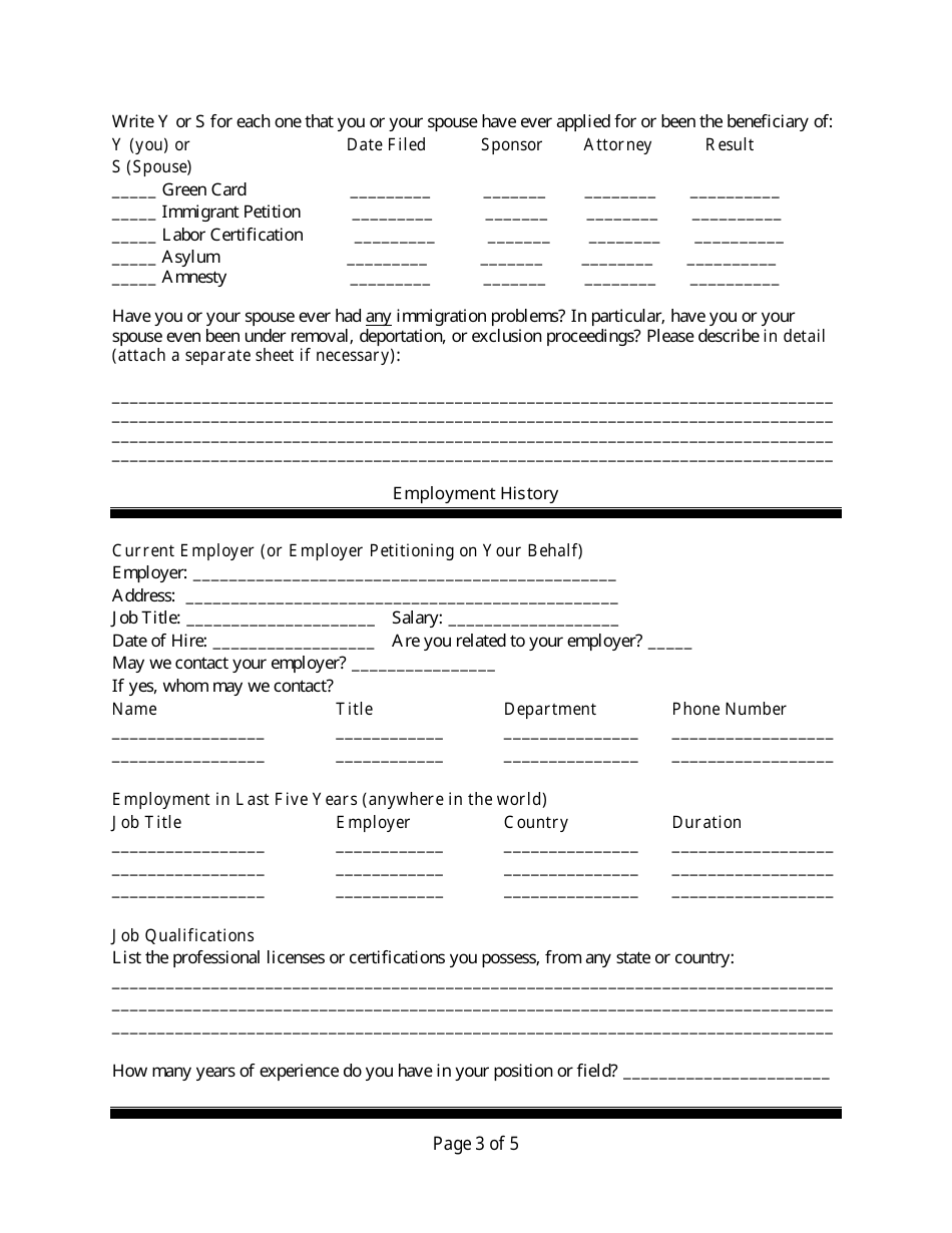 Immigration Consultation Intake Form - Fill Out, Sign Online and ...