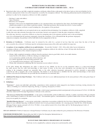 Form ST-13 Contractor&#039;s Exempt Purchase Certificate - New Jersey, Page 2