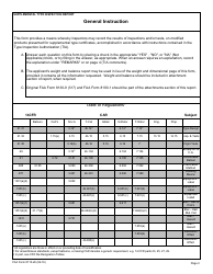 FAA Form 8110-26 &quot;Supplemental Type Inspection Report (Stir)&quot;