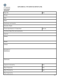FAA Form 8110-26 Supplemental Type Inspection Report (Stir), Page 2