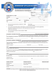 Document preview: Membership Application Form - Tang Soo Do General Federation Moo Duk Kwan