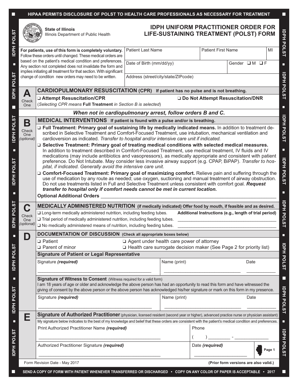 Form IOCI17564 Fill Out, Sign Online and Download Printable PDF