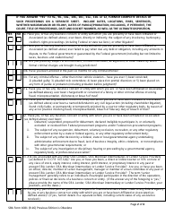 SBA Form 1081 Statement of Personal History (For Use by Lenders), Page 2