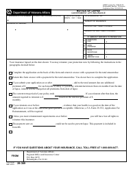 VA Form 29-389 Notice of Lapse