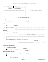 Document preview: Form 171-470 Petition for Dissolution - Lake County, Illinois