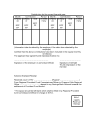Employees Provident Fund Scheme Application - India, Page 2