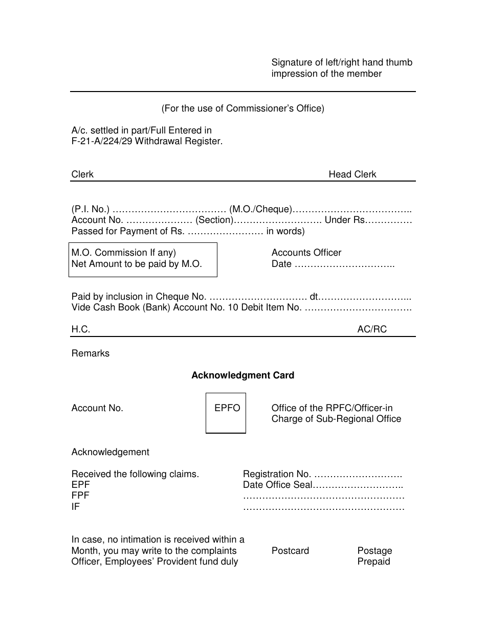 Employees Provident Fund Scheme Application - India, Page 3