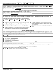 VA Form 21-0960a-1 Ischemic Heart Disease Disability Benefits Questionnaire, Page 2