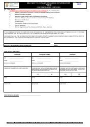 Military Veterans Database Information Form - South Africa, Page 4