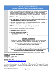 Funding for Treatment in the European Economic Area (Eea) Application Form - United Kingdom, Page 10