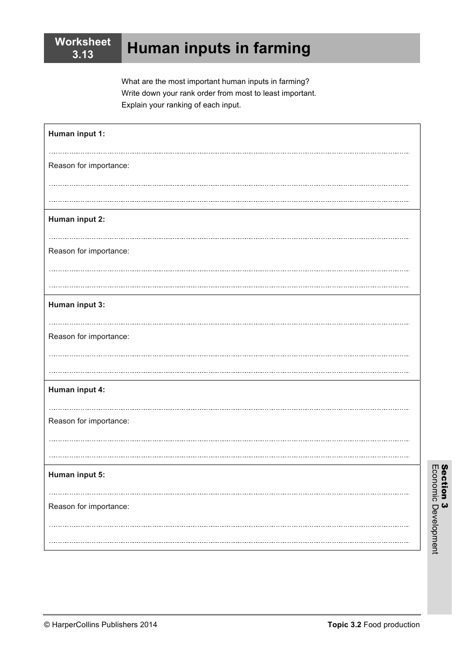 Economic Development Worksheet, Page 15