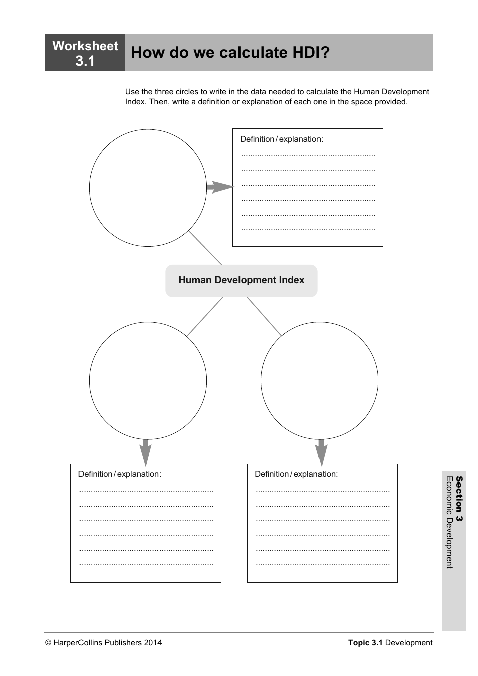 Economic Development Worksheet, Page 3
