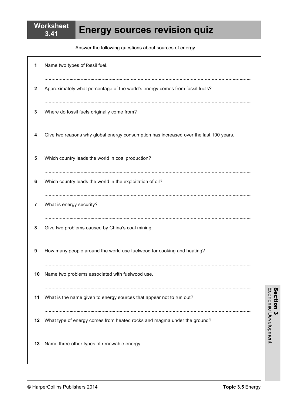 Economic Development Worksheet, Page 43