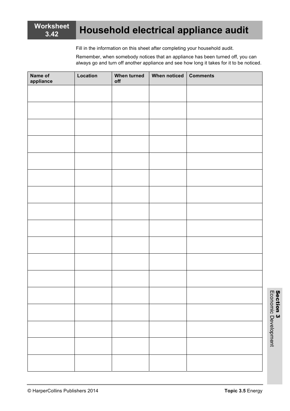 Economic Development Worksheet, Page 44