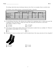 Math Assessment Worksheet - 2nd Grade, Page 3