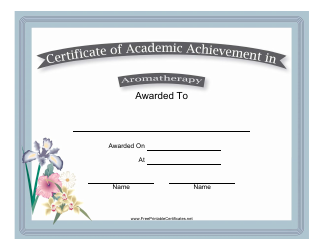 Certificate of Academic Achievement Templates PDF. download Fill and ...