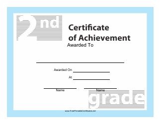 Document preview: 2nd Grade Certificate of Achievement Template