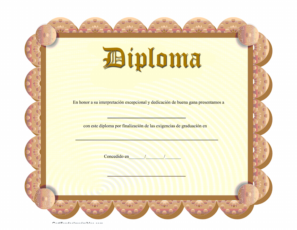 Diploma Certificado preview