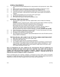 Swimming Pool and SPA Self-inspection Checklist - Kern County, California, Page 2