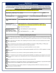 Document preview: AF Form 901 Attachment 6 Standardized Reenlistment Worksheet