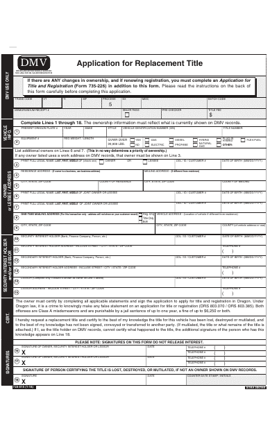 Form 735-515  Printable Pdf