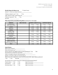 Outpatient Adult Psychiatry/Psychology Intake Form - Pacific Pain &amp; Wellness Group, Page 4