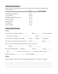 Psychiatric Intake Form - Pllc, Page 4