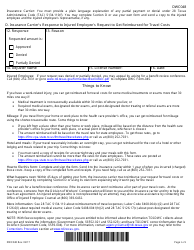 DWC Form 048 Request to Get Reimbursed for Travel Costs - Texas, Page 2