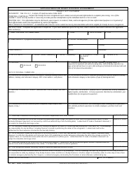 AF IMT Form 1288 Application for Ready Reserve Assignment