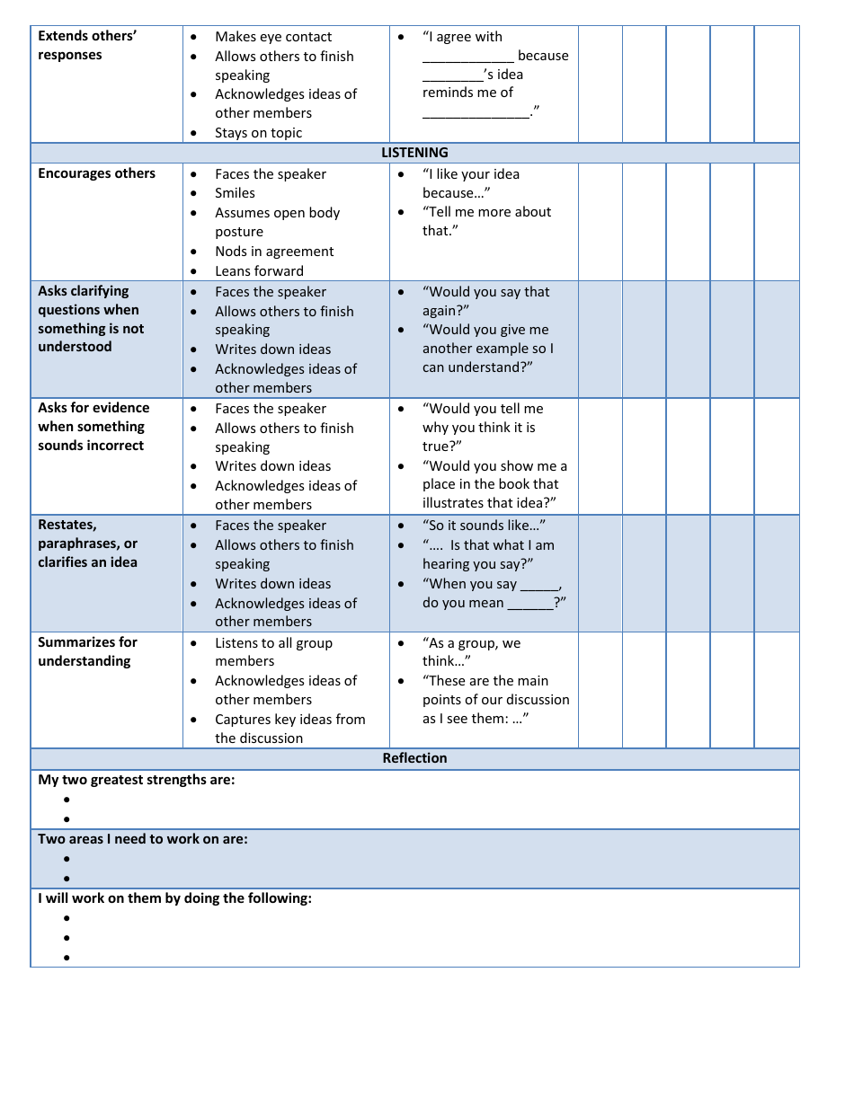 Conferring With Students - Conference Log - Wisconsin, Page 6