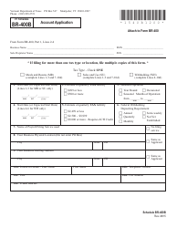 VT Form BR-400 Application for Business Tax Account - Vermont, Page 5