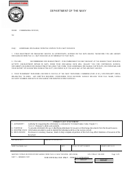 NAVPERS Form 1070/615 Record of Discharge From the U.S. Navy Reserve, Health Record
